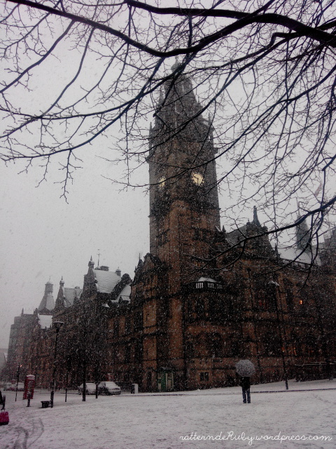 Town Hall im Schnee